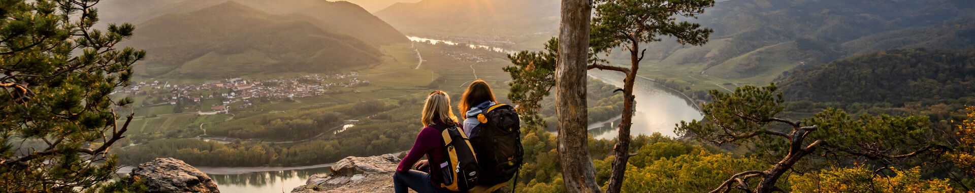 Dürnstein von der Kanzel / Foto: Donau NÖ-Robert Herbst