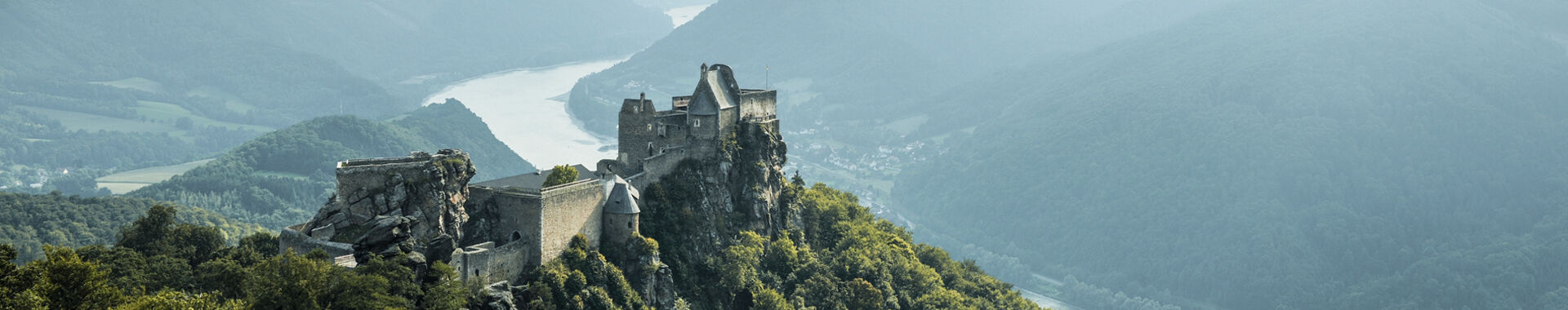 Ausblick auf die Ruine Aggstein